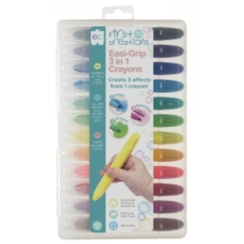Crayons Easi-Grip 3 In 1 First Creations Set12