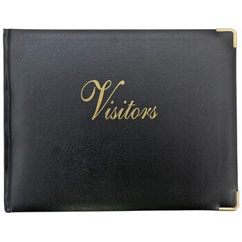 Visitors Book 72 Zions General Purpose Black 129Pg