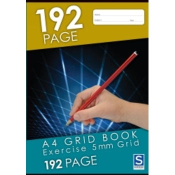 Grid Book Sovereign A4 5Mm Grid 192Pg