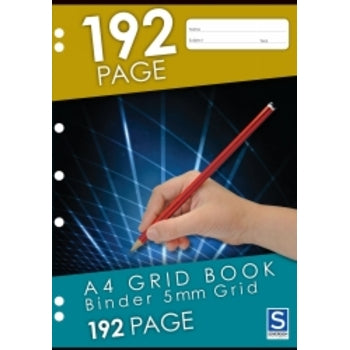 Grid Binder Book Sovereign A4 5Mm Grid 192Pg