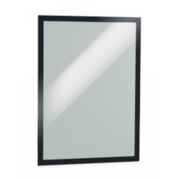 Sign Holder Duraframe Durable A3 Adhesive Back Black Pk2