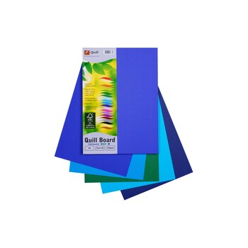 Cardboard Quill A4 210Gsm Cold Asst Pk50