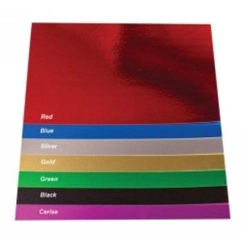 Cardboard Quill 508X630Mm 250Gm Foil 7 Colours Pk50