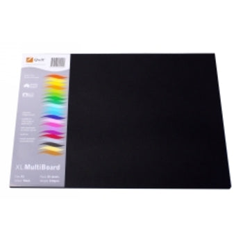 Cardboard Quill A3 210Gsm Black Pk25