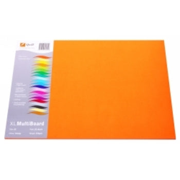 Cardboard Quill A3 210Gsm Orange Pk25