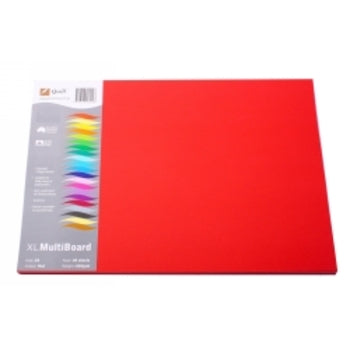 Cardboard Quill A3 210Gsm Red Pk25