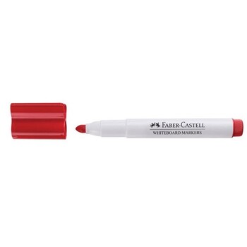 Sp- Sp - Marker Whiteboard Faber-Castell Connector Red Bx10
