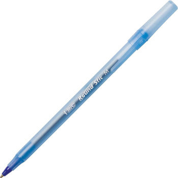 Pens Bic Round Stic Med Blue 20120