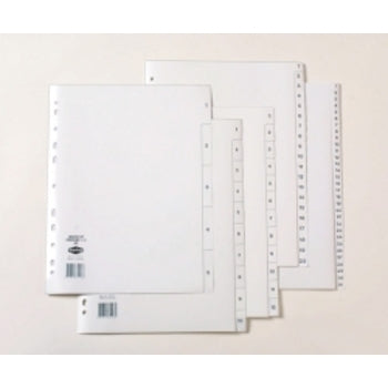 Dividers Marbig A4 Pp 1-5 Tab White