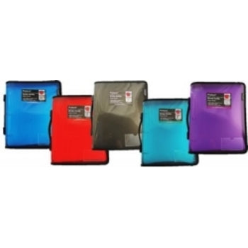 Binder Buddy Protext A4 3 Ring 25Mm With Zipper/Handle Aqua