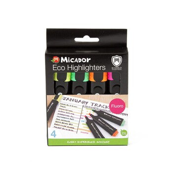 Sp- Highlighter Micador Eco Wlt4 Asst
