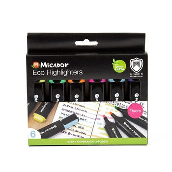 Sp- Highlighter Micador Eco Wlt6 Asst