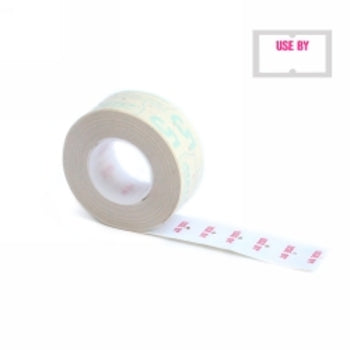 Sp- Price Gun Label Meto 21X12Mm Use By Perm Adhesive Non Tamper White Pk10