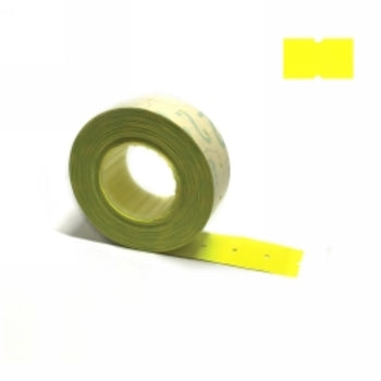 Sp- Price Gun Label Meto 21X12Mm Removable Non Tamperproof Fluro Yellow Pk1