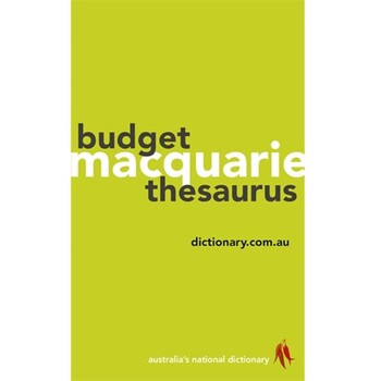 Sp- Thesaurus Macquarie Budget