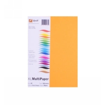 Copy Paper Quill A4 80Gsm Fluoro Orange Pk500