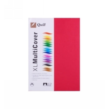 Cover Paper Quill A4 125Gsm Red Pk250
