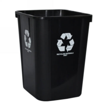 Bin Italplast 32L 320X360X400Mm Recycling Materials Only Black