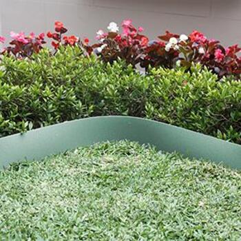 Garden Edging Plastic Eucalypt Green 10m x 75mm