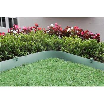 Garden Edging Plastic Eucalypt Green 10m x 150mm