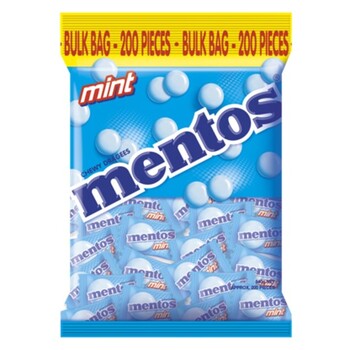 Conf Mentos 540Gm Pillowpack Mint 200Pce