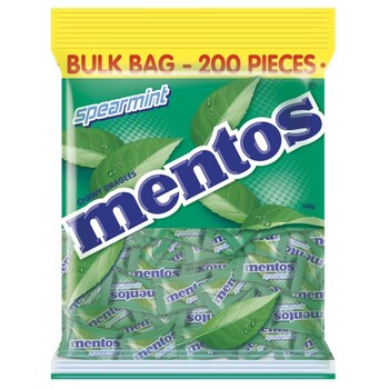 Conf Mentos 540Gm Pillowpack Spearmint 200Pce