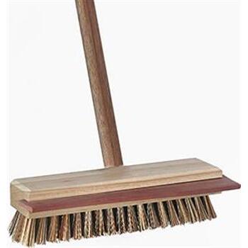 Scrub Deck Squeegee Extra Stiff Wooden 300mm Oates