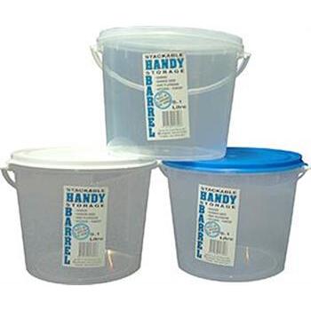 Storage Container Barrell Clear 5.1L