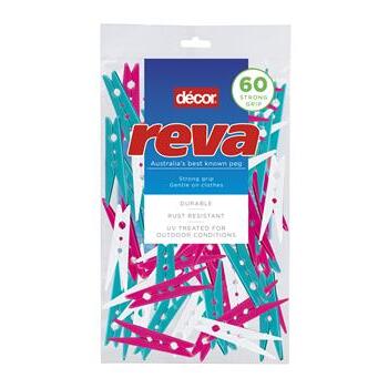 Clothes Pegs 60Pk Reva