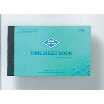 Sp- Time Sheet Shop Zions 30Ab