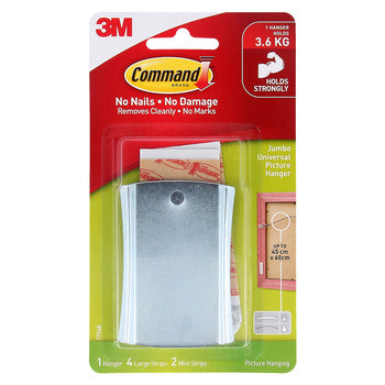 Sp- Picture Hanger Command Sticky Nail Wire-Back Hanger