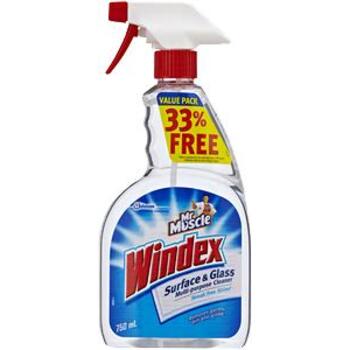 Cleaner Surface & Glass Multi Purpose RTU 750ml Windex