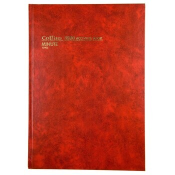 Account Book Collins 3880 Minute