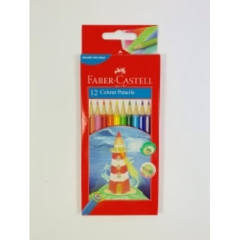 Pencil Coloured Faber-Castell Hexagonal Pk12