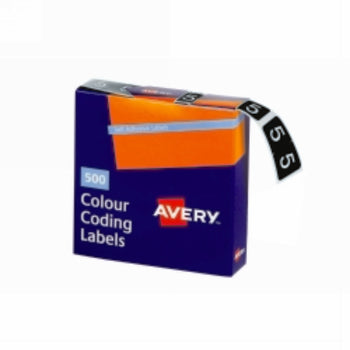 Sp- Labels Colour Coding Avery 25X38Mm 5 Side Tab Dark Green Pk500