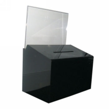 Sp- Ballot/Comment Box Deflecto A5 Landscape Smoke 66602