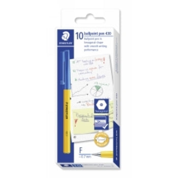 Pen Staedtler Bp Stick 430 Fine Blue