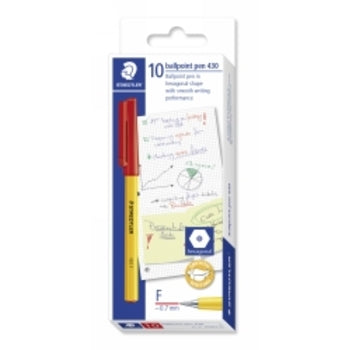 Sp- Pen Staedtler Bp Stick 430 Fine Red