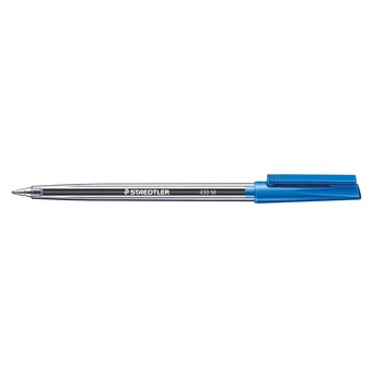 Pen Staedtler Bp Stick 430 Med Blue