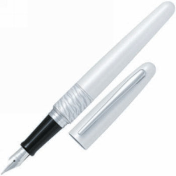 Sp- Pen Pilot Medium Mr2 Fp White Tiger White Barrel Black Ink