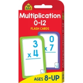 Sp- Cards School Zone Flash Multiplication 0-12