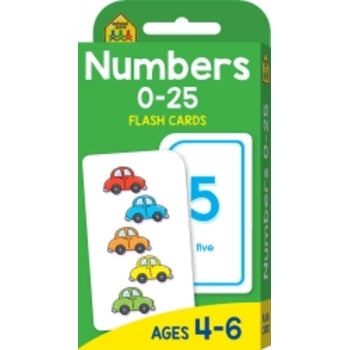 Sp- Cards School Zone Flash Numbers 0-25