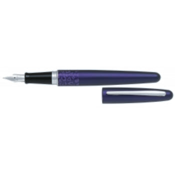 Sp- Pen Pilot Medium Mr2 Fp Leopard Deep Purple Barrel Black Ink