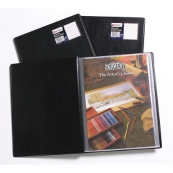 Sp- Display Book Rexel A4 Slimview Black 24P
