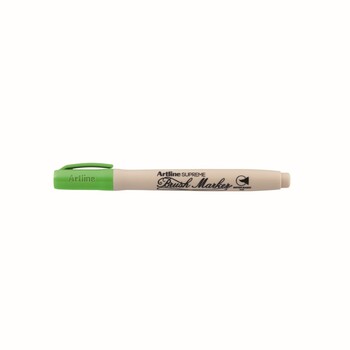 Sp- Marker Artline Supreme Brush Yellow Green Bx12