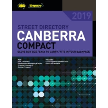 Street Directory Ubd/Gre Compact Canberra 2019 7Th Edition