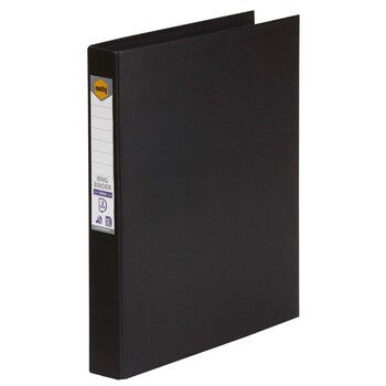 Binder Marbig A4 Pe 3 D-Ring 25Mm Black