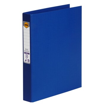 Binder Marbig A4 Pe 4 D-Ring 25Mm Blue