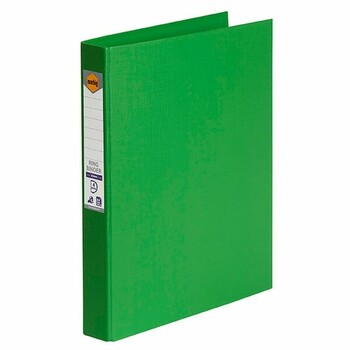 Binder Marbig A4 Pe 4 D-Ring 25Mm Green