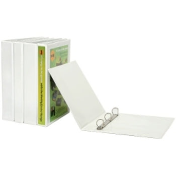 Binder Insert Marbig A5 Clearview 2 D-Ring 25Mm White